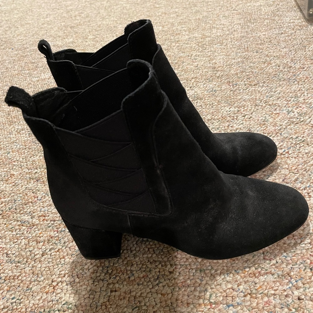 Rebecca Minkoff Black Suede Booties